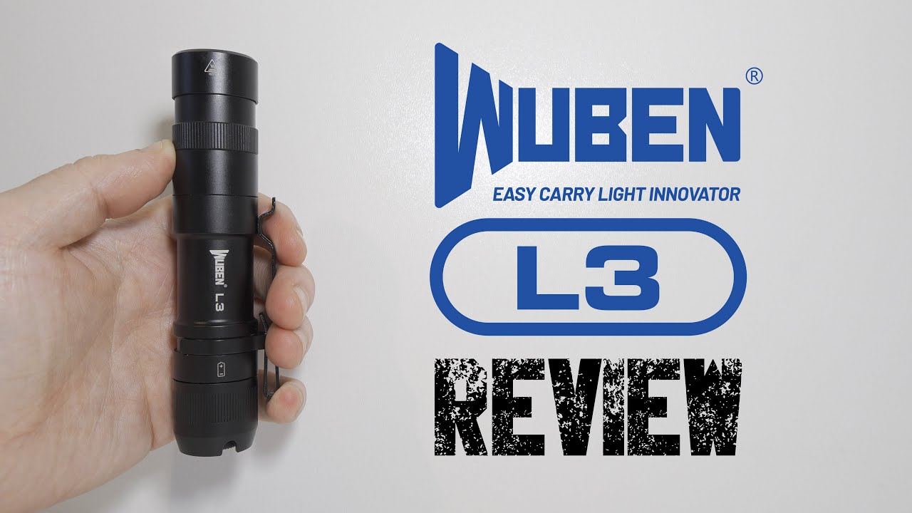 WUBEN L3 - Tactical 3000 lumens flashlight & power bank