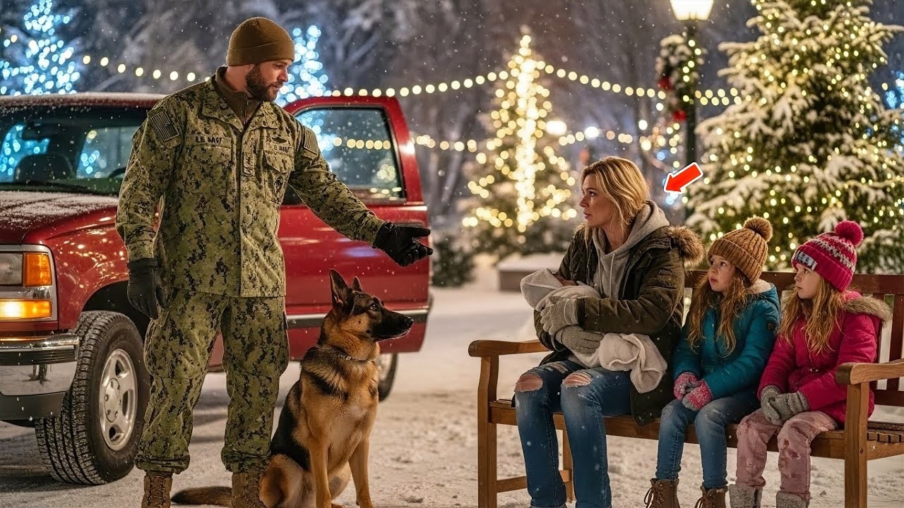 “Ven conmigo…”, dijo el ex Navy SEAL — después de encontrar a la viuda y sus hijos solos en la noche