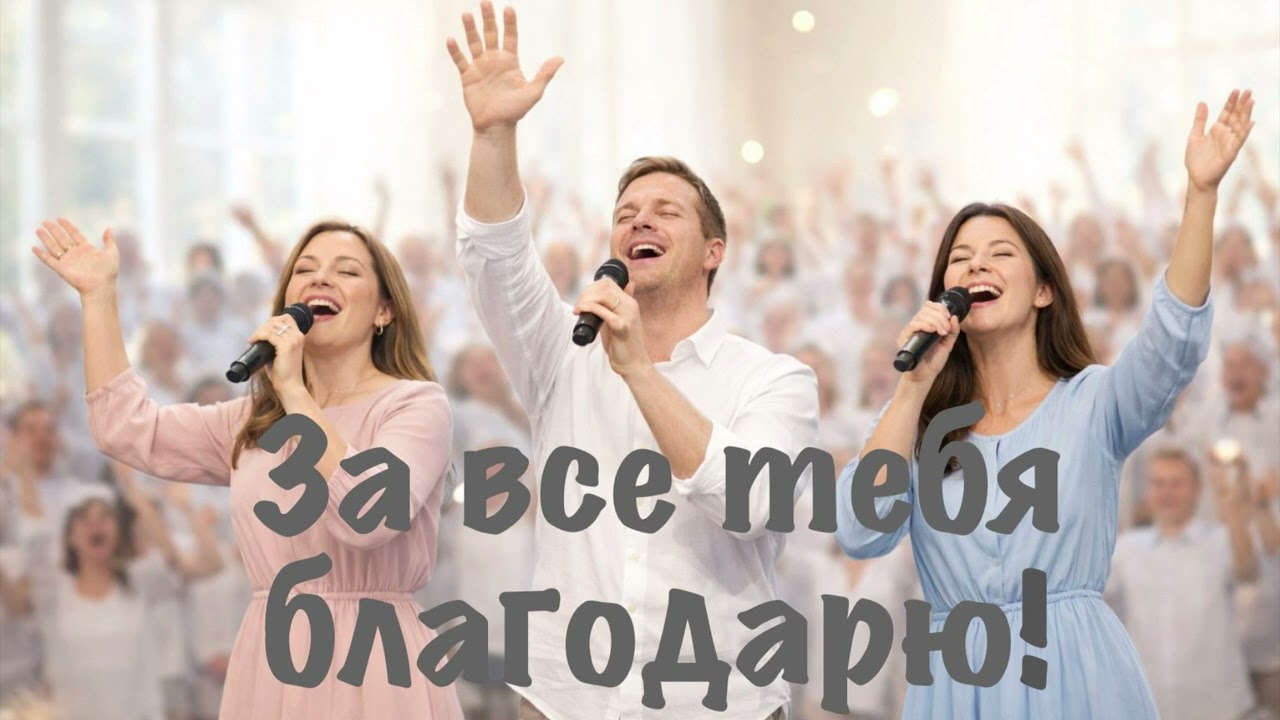За слово чудное твоё! Чудесная христианская песня! За все тебя благодарю! ￼￼