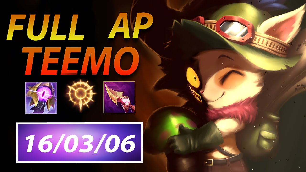 FULL AP TEEMO ( Press the Attack)TOP Lane VS Volibear