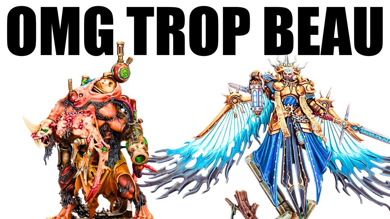 DEUX NOUVELLES FIGURINES MAGNIFIQUE POUR LES STORMCAST ET SKAVEN ! TRES HATE DES REVEALS COMPLET !