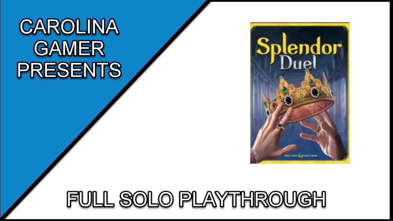 Splendor Duel: Solo Automa Playthrough
