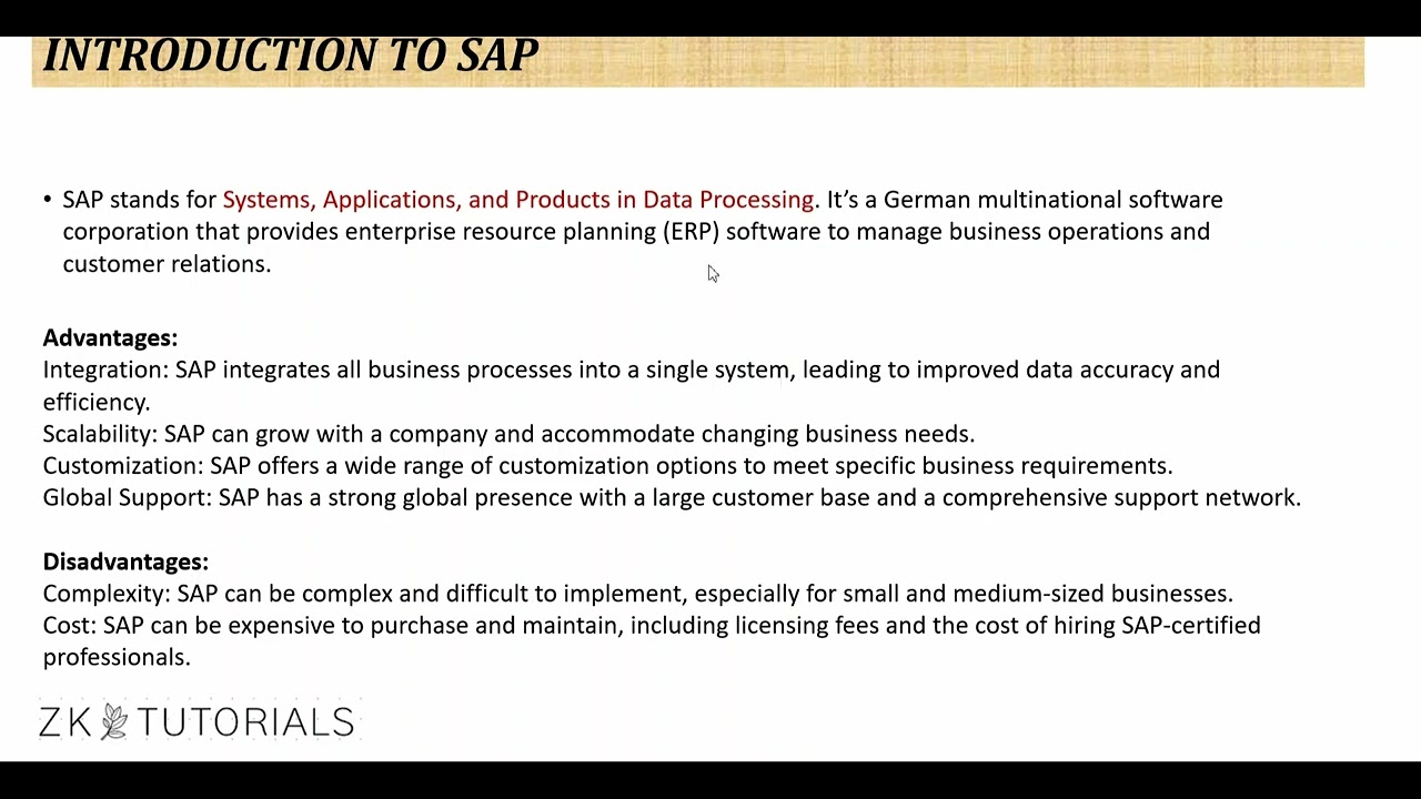 1. Введение в SAP PP | Курс по SAP PP