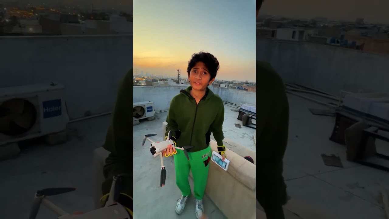 Iphone on Drone😳 #shorts