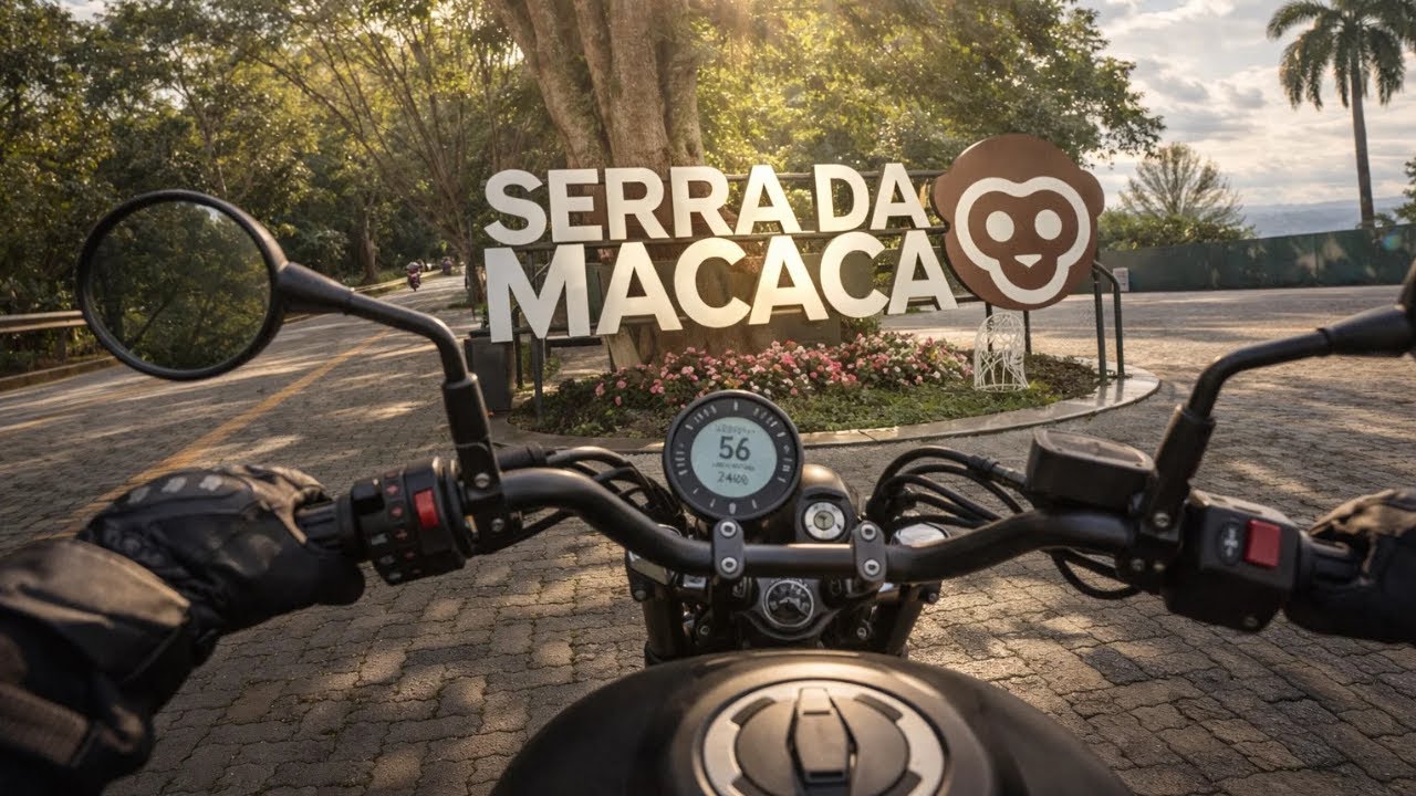Serra da Macaca de Moto em POV 4K | Um Passeio Imersivo At&eacute; o Mirante &ndash; EP. 01