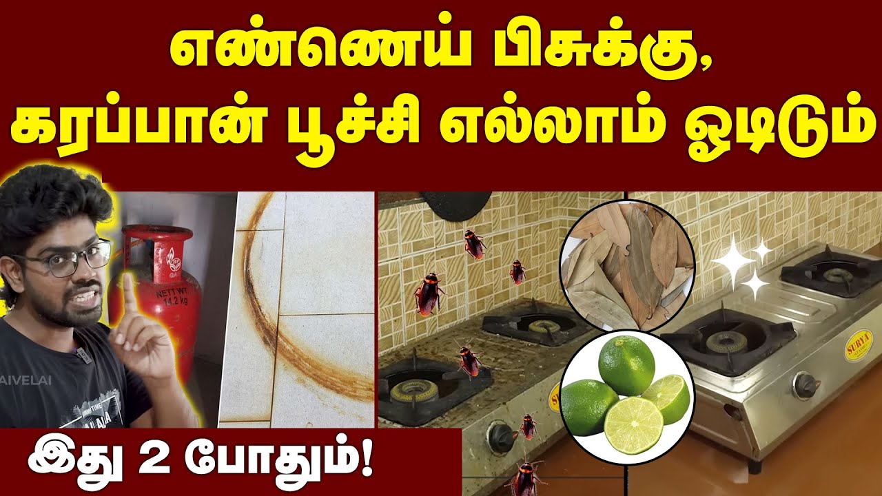 இப்படி Easy-யா Kitchen-ன Clean பண்ணுங்க | நேரத்தை மிச்சப்படுத்தலாம்🕑|Kitchen Cleaning Tricks🔥🫰