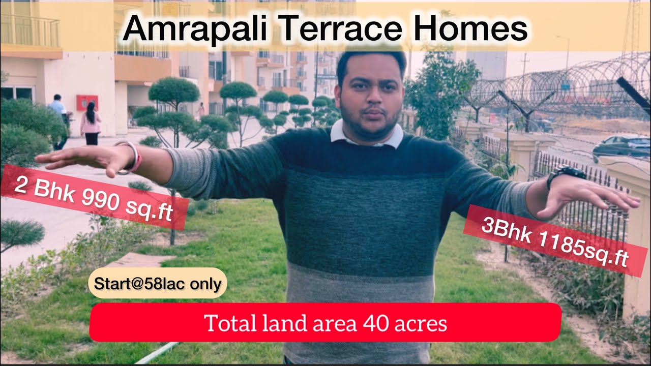 Amrapali Terrace Homes | 2bhk/3bhk Flat Available For Resale  | Tech zone-4 Greater Noida West
