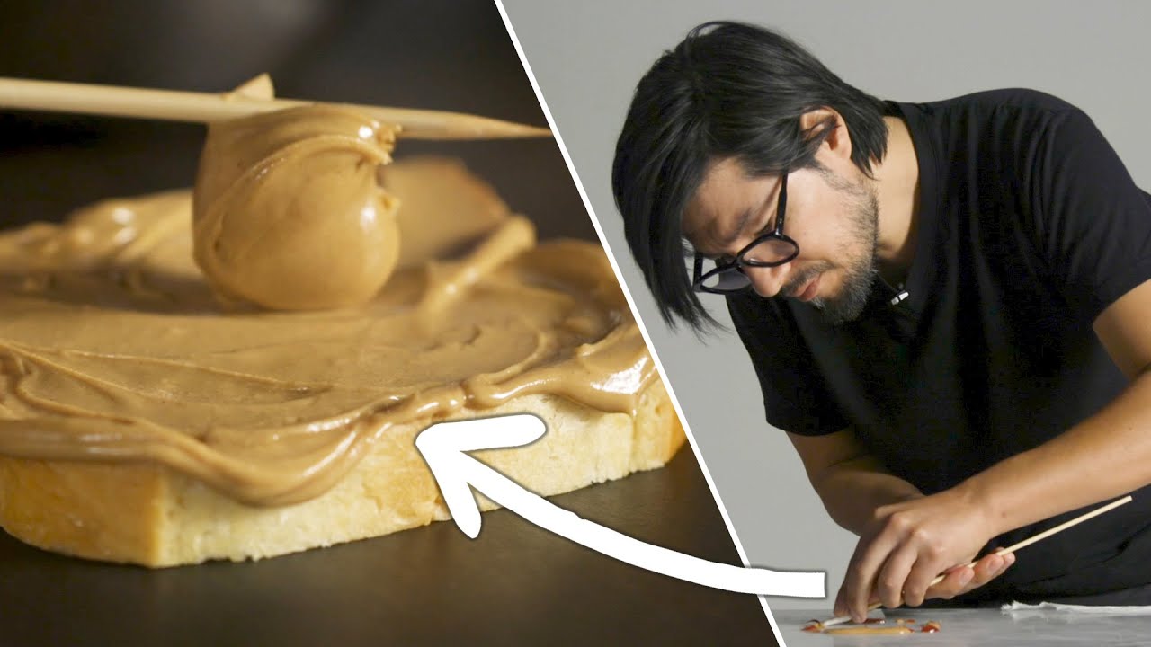 How A Food Stylist Makes A Peanut Butter & Jelly Sandwich &bull; Tasty