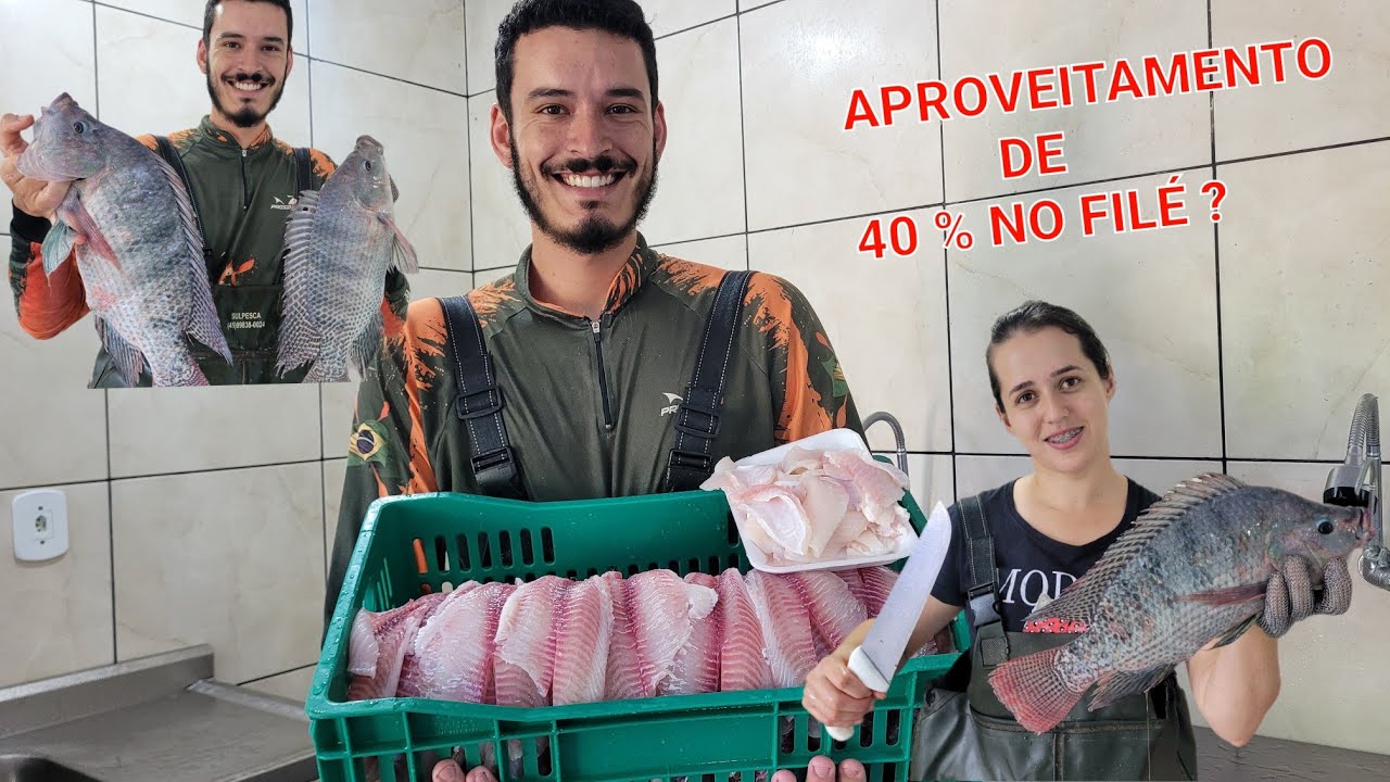 FILETAGEM DE TILAPIA, UM APROVEITAMENTO INACREDITAVEL.....
