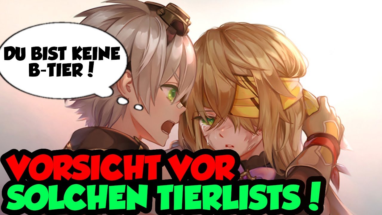 SCHLECHTESTE TIERLIST EVER! | Das PROBLEM mit Tierlists | Genshin Impact Deutsch | Tipps Guides