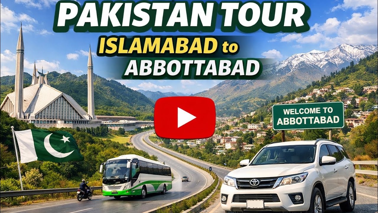 Islamabad to Abbottabad Road Trip 🇵🇰 | Scenic Pakistan Travel Vlog
