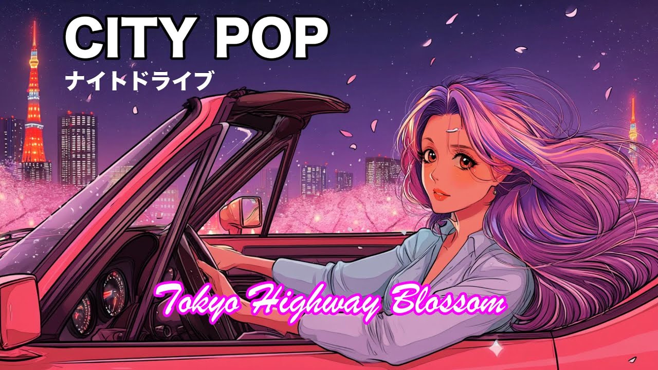 80s Japanese City Pop Mix 🌃Tokyo Blossom - DX7 Synth Funk for Late Night Drives