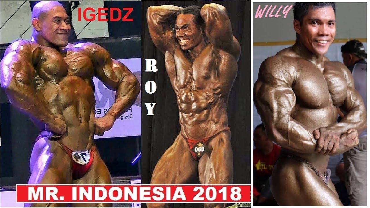 IGEDZ, WILLY RAMADHITA, ROY JODI - #MrIndonesia 2018 #BalaiSarbini - #Bodybuilding85KG Up #Big5