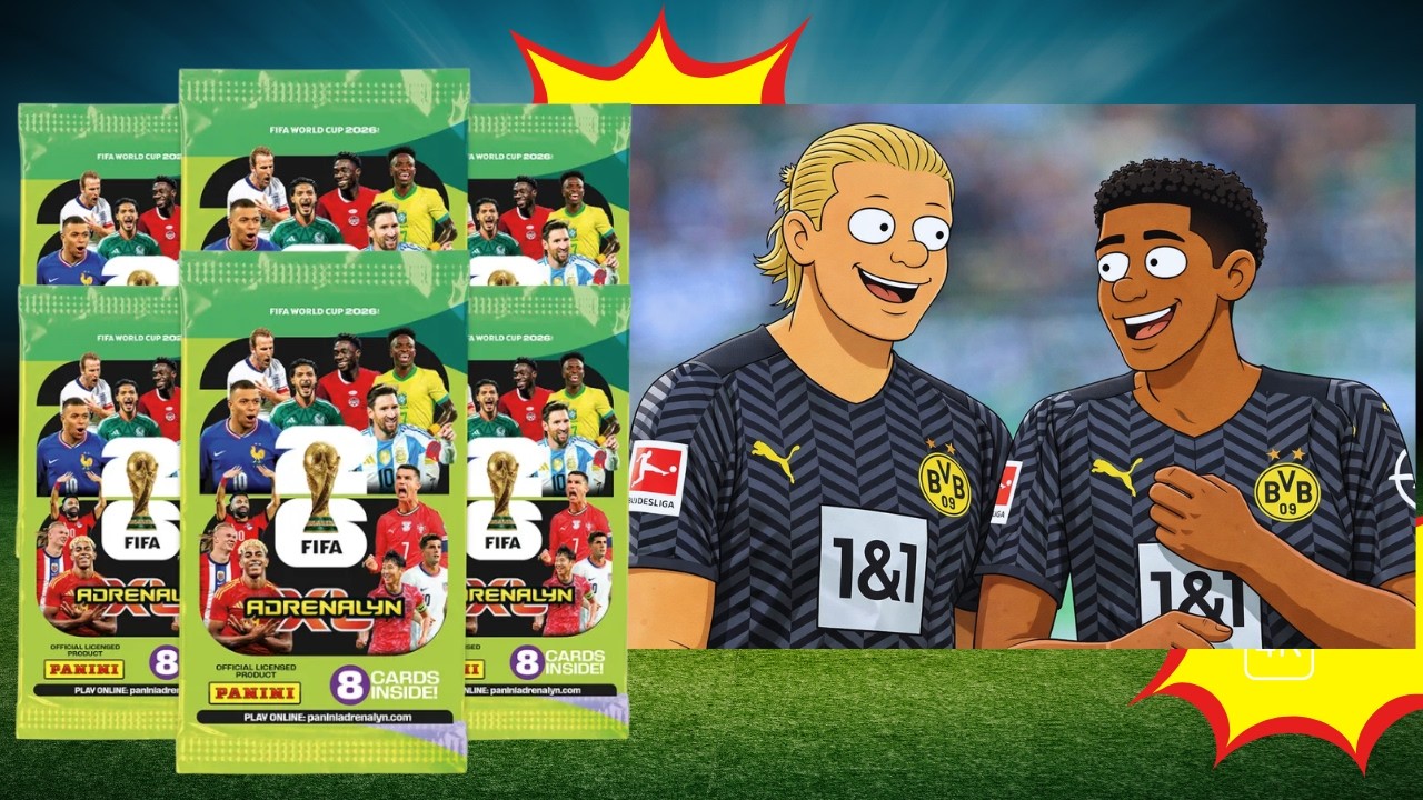 Adrenalyn XL Copa Do Mundo 2026 Panini - 40 Cards Erling Haaland e Jude Bellingham