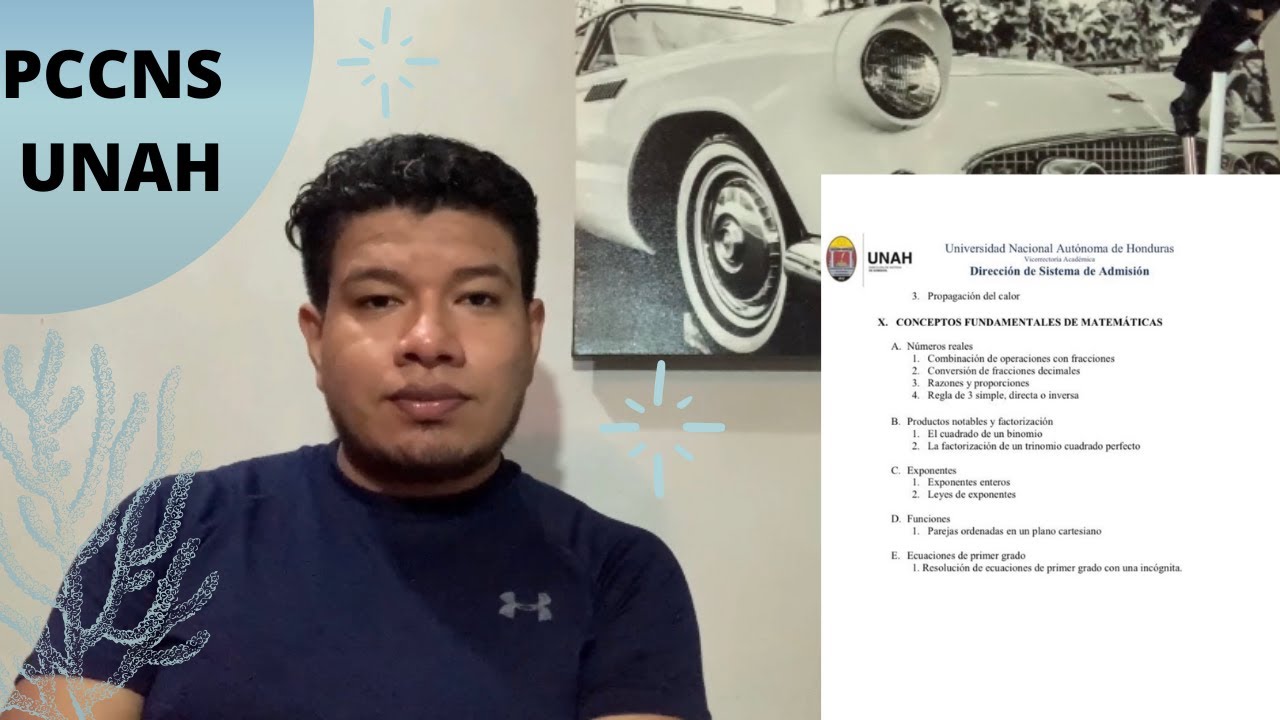 Conceptos Fundamentales de Matemáticas de la Prueba PCCNS de la UNAH