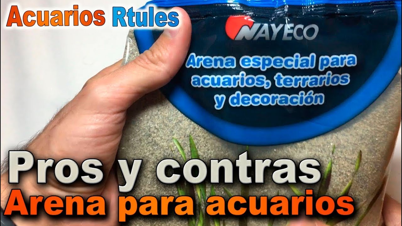 Arena para acuarios NAYECO | 👉 TODO lo que debes saber 🐠 | sustrato para acuarios