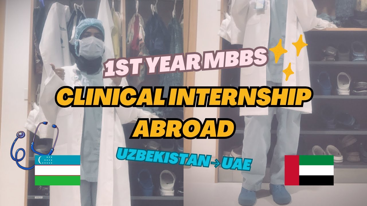 Do First Year MBBS Students Really Do Internships?🤔 My (1 Week Experience Abroad) Uzbekistan → UAE