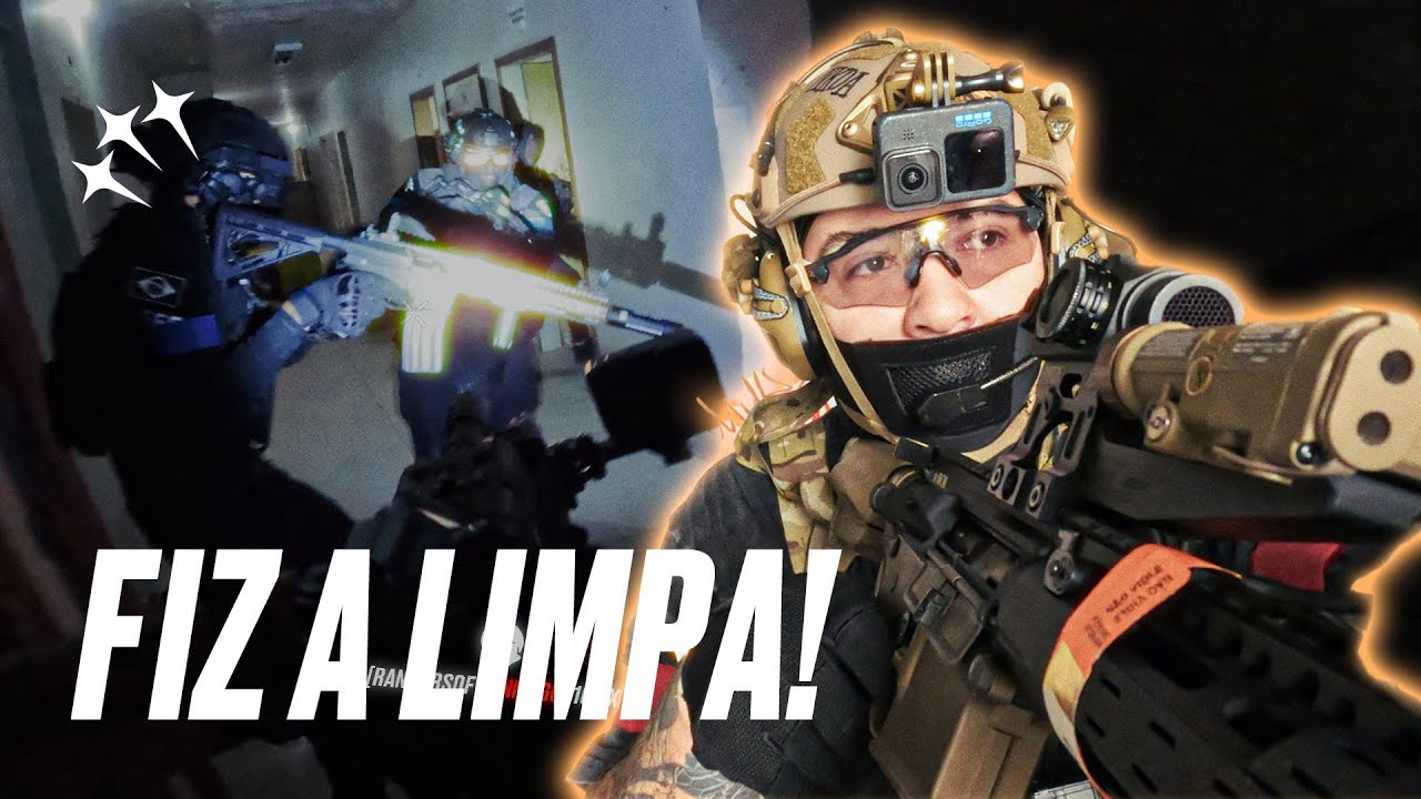 DIA DE CAÇA! RUSHANDO DE GBBR NO CQB DO HOSPITAL ABANDONADO #airsoft