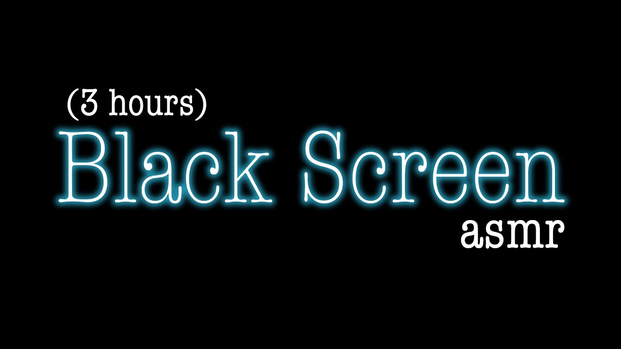 *3 HOURS* MOUTH SOUNDS + Inaudible ASMR (fluffy mic) | Black Screen & Background ASMR