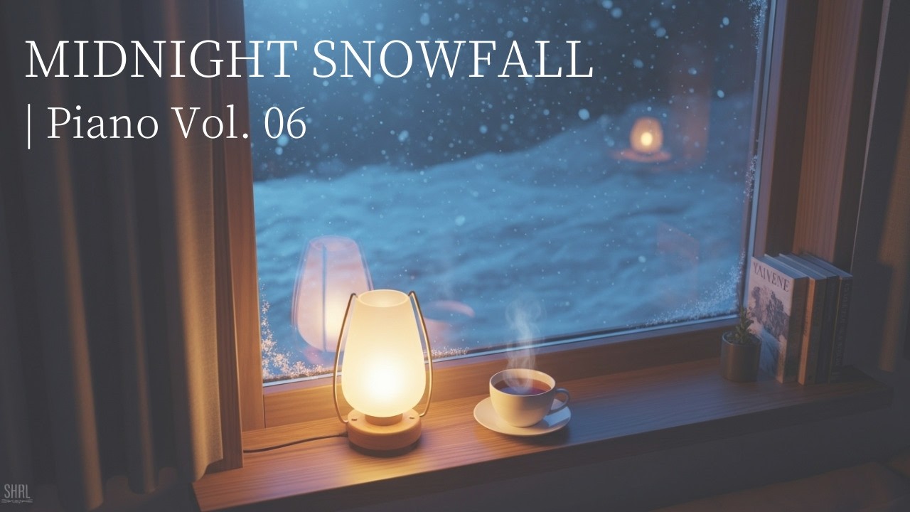 창밖의 눈소리가 들릴 만큼 맑은 선율 ❄️ 밤새 고요하게 듣는 겨울 피아노 연주곡 (눈 내리는 밤의 창가, 2시간)  뮤직 하토르24