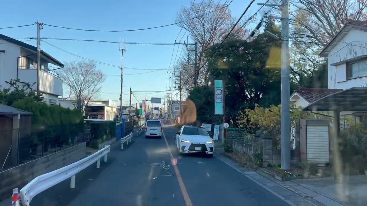 MOVING JAPAN【road trip】SAITAMA JAPAN 【moving car】🚗【back road】KAWAGUCHI-SHI TOTHUKA-HIGASHI SAITAMA .