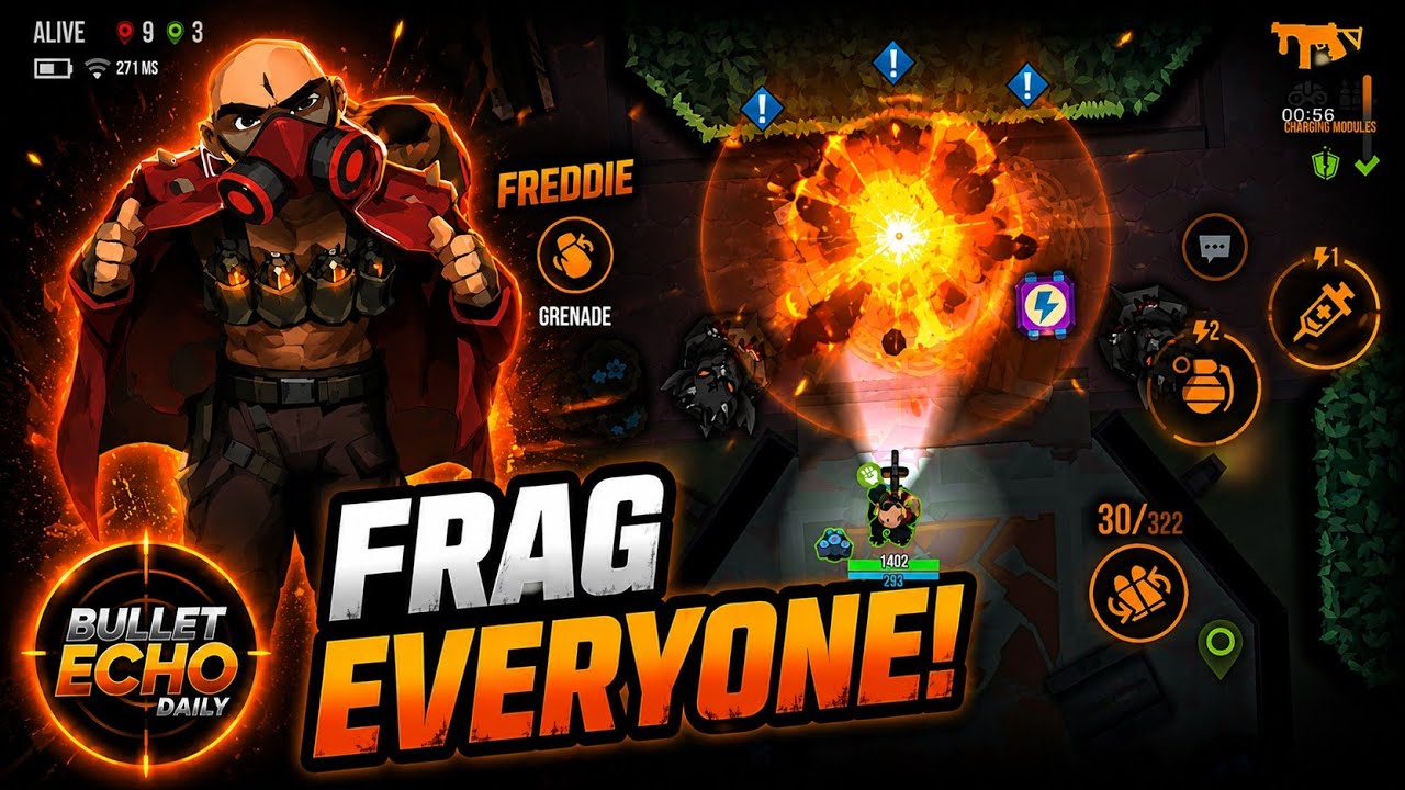 Freddie's Grenades Are BROKEN 💣 | Bullet Echo