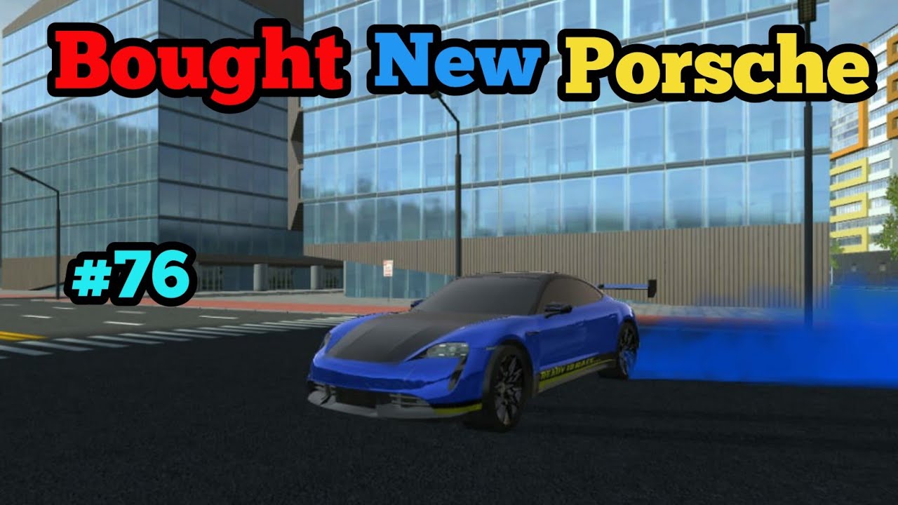 New Porsche Taycan 🥶🥶 #76 #carsimulator2 || @dsgamingclub7240 
