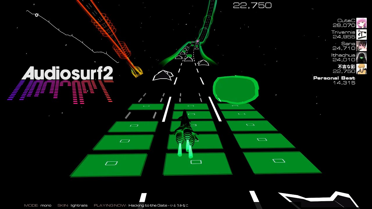 Audiosurf 2: いとうかなこ - Hacking to the Gate
