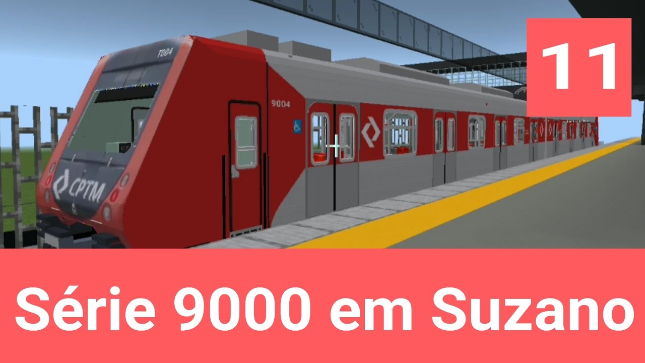 Série 9000 em Suzano (L11) no Minecraft