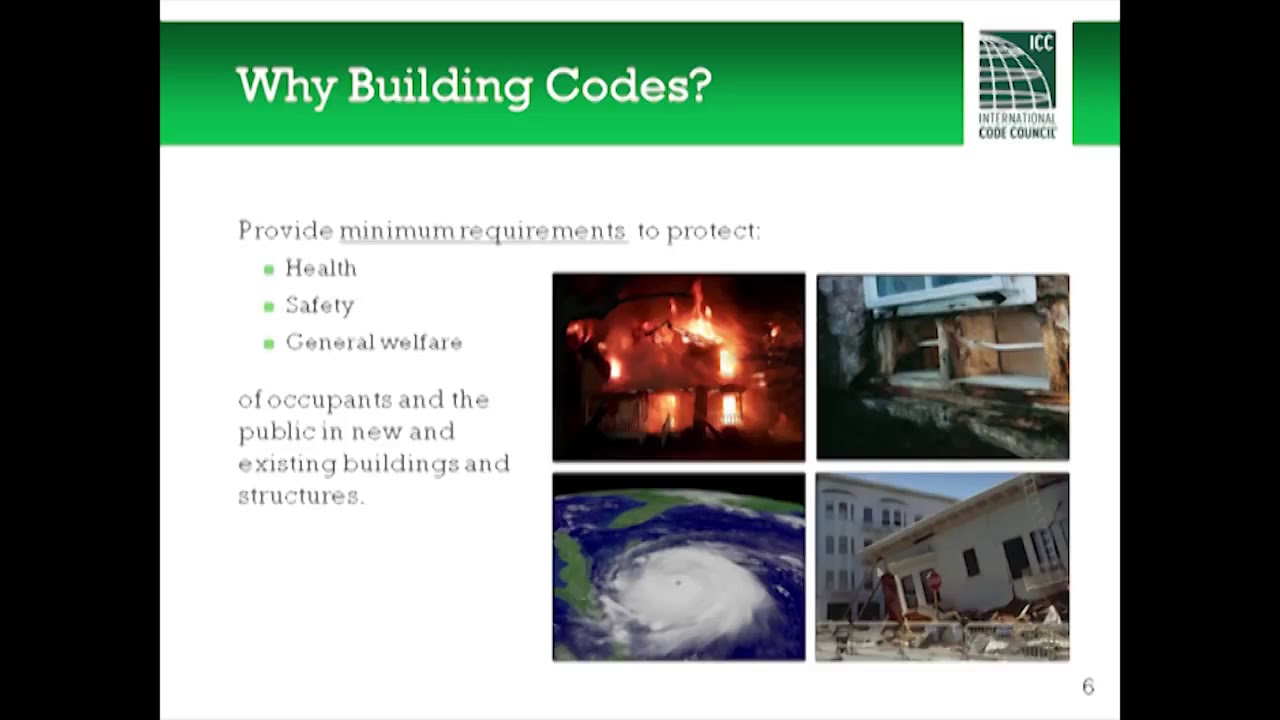 Building Codes 101, Part I  Introduction to Building Codes