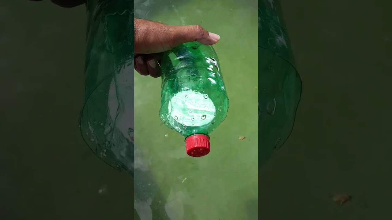 COMO FAZER UM FLUTUADOR PARA COLOCAR A PEDRA DE CLORO ,NA PISCINA COM UMA GARRAFA PET PASSO A PASSO.