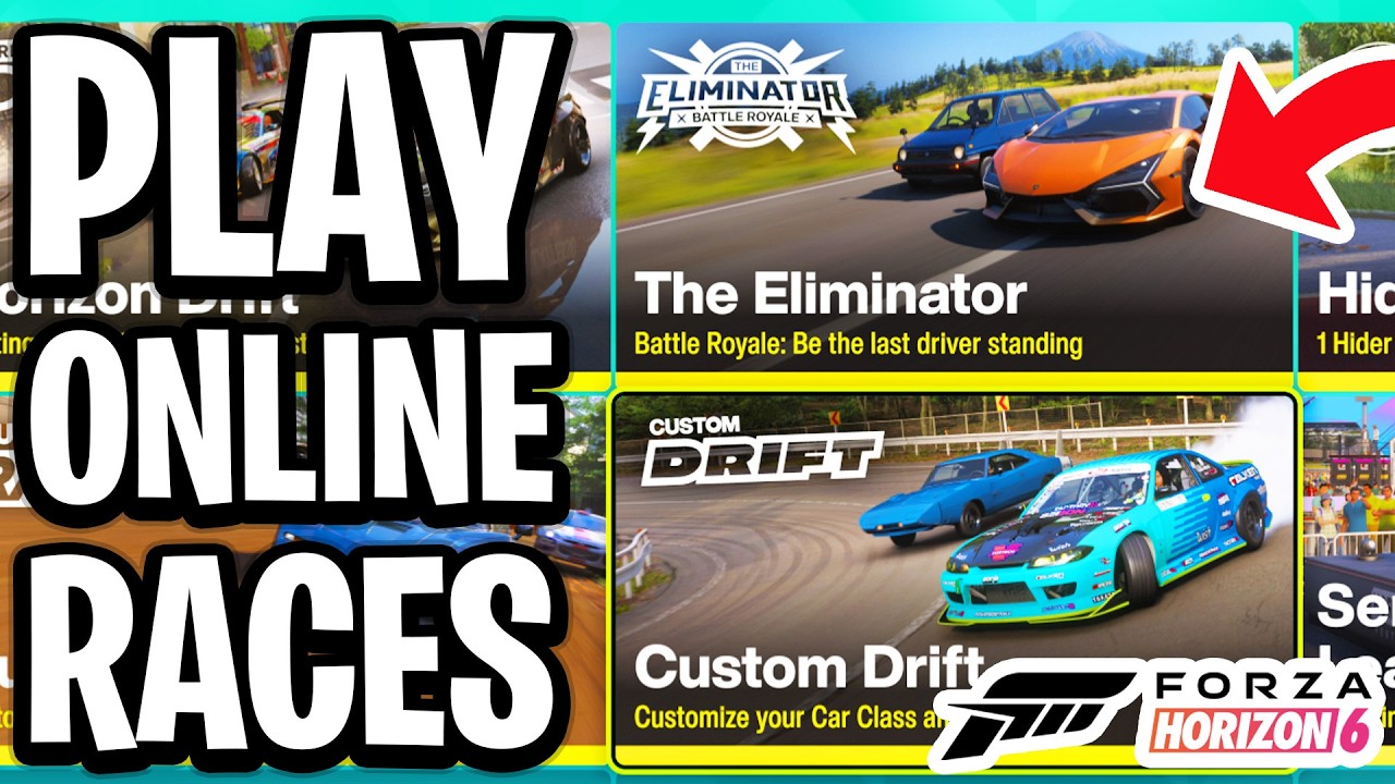 How to Play Online Races (Horizon Play) In Forza Horizon 6 - Full Guide