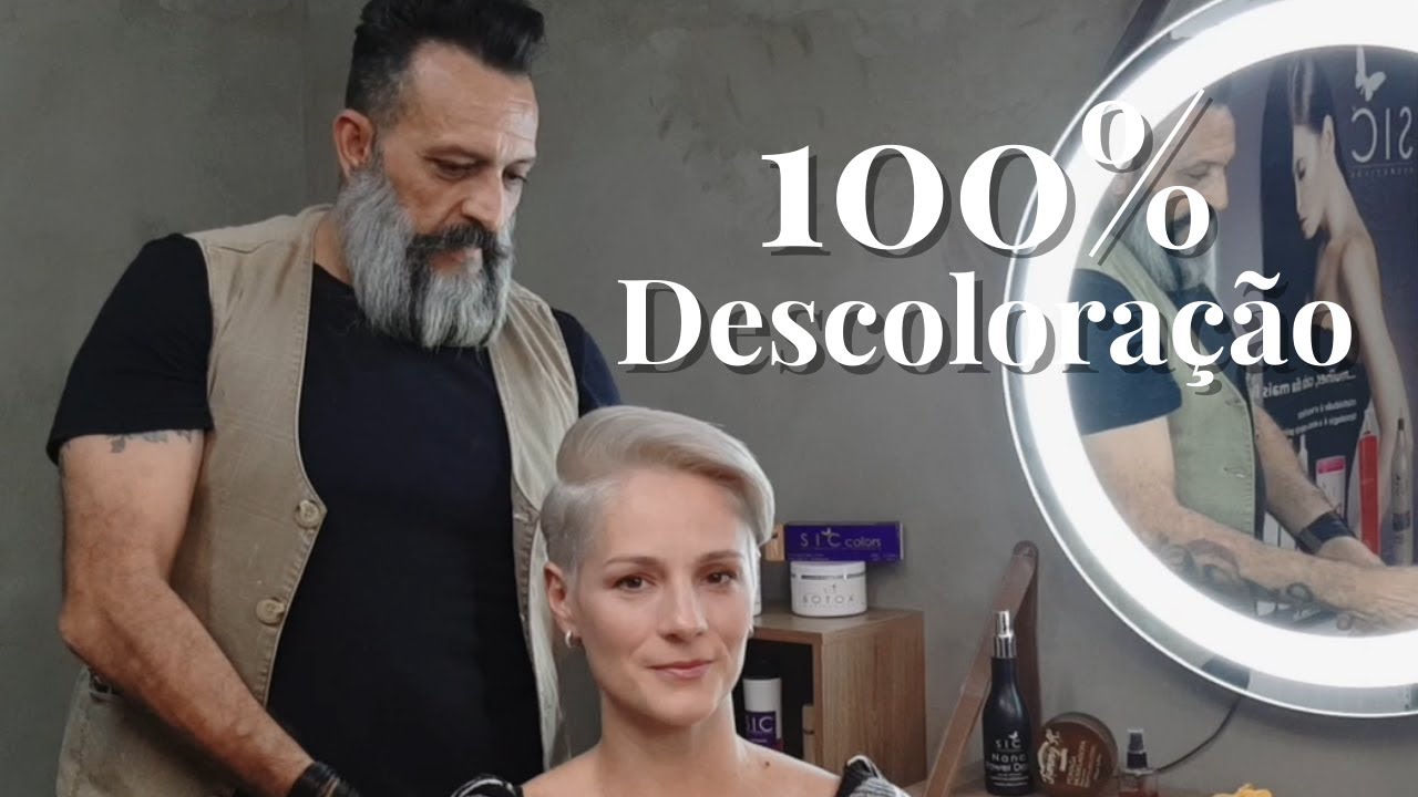 Descoloração global com incrível corte .