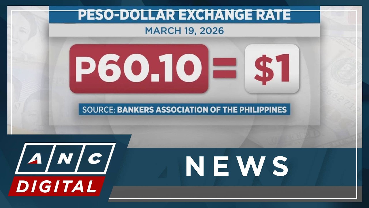 PH peso closes at 60.1 vs US dollar in new record low | ANC