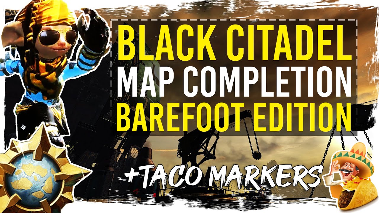 Guild Wars 2 - Black Citadel Map Completion with TacO Markers