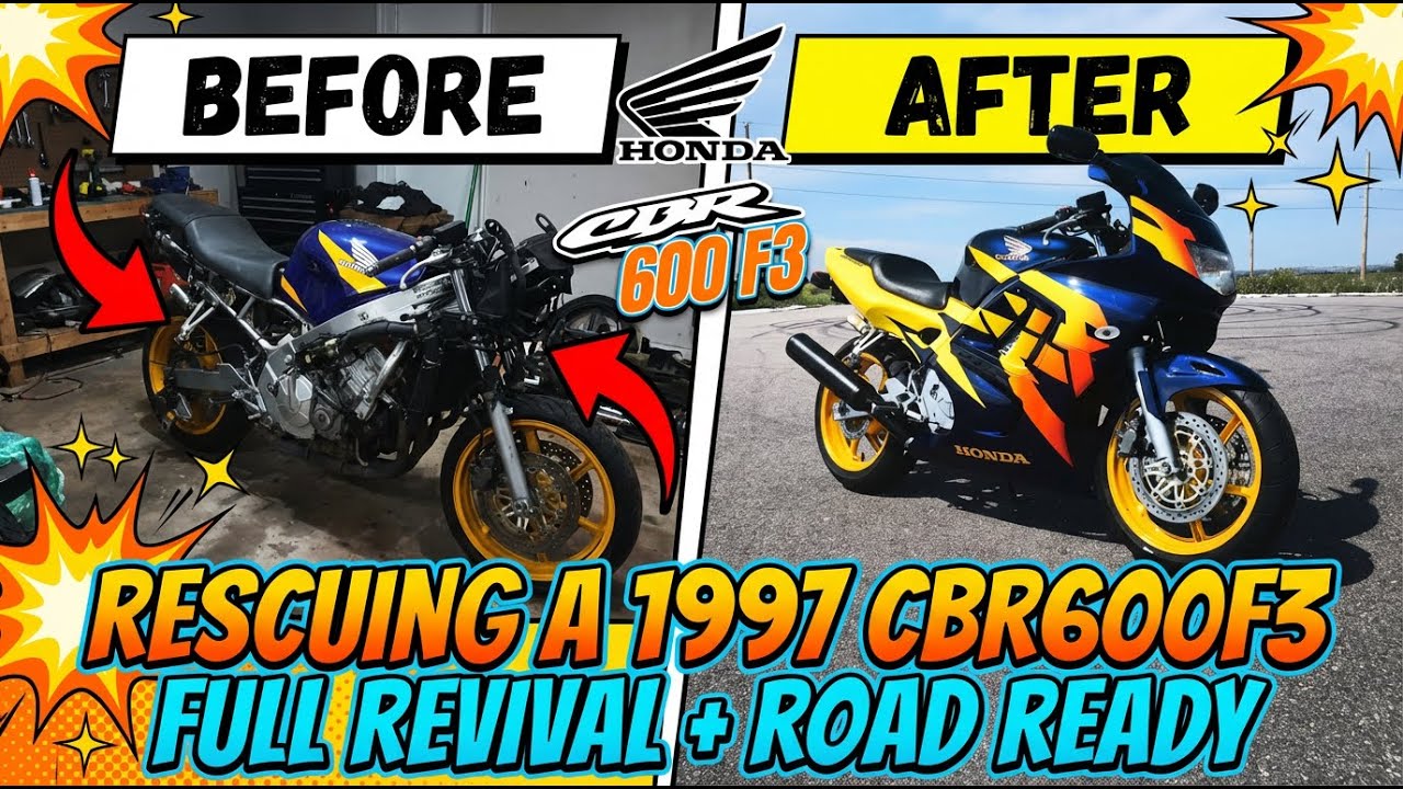 Rescuing a 1997 CBR600F3 | Full Revival + Road Ready