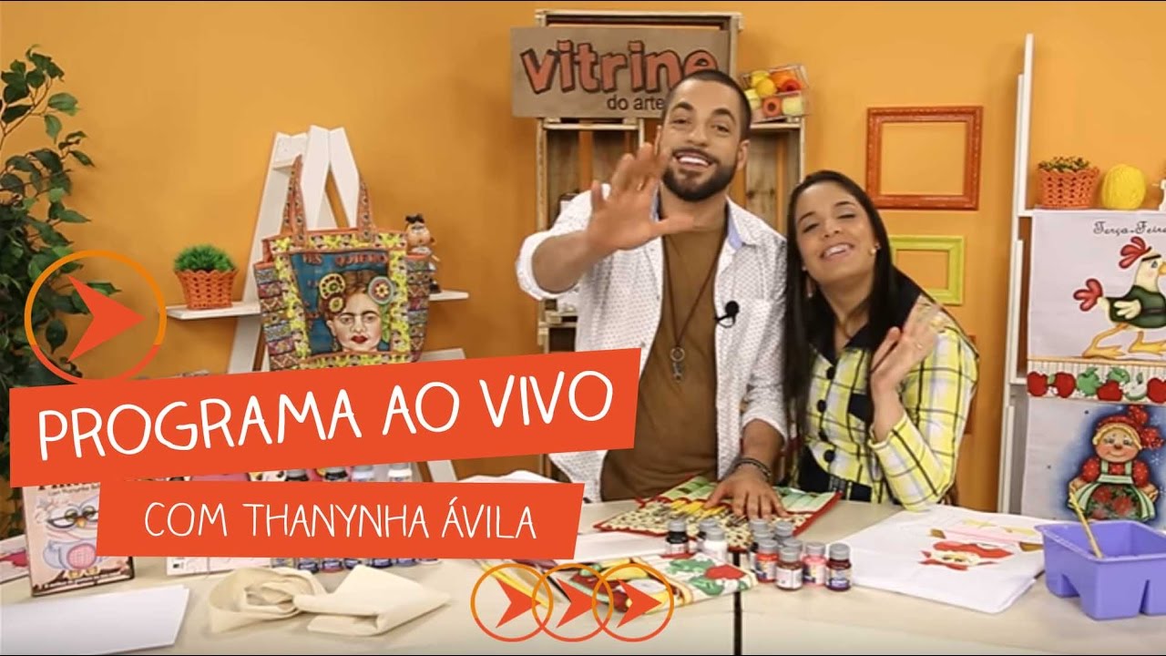 Programa Ao Vivo com Thanynha &Aacute;vila | Vitrine do Artesanato na TV