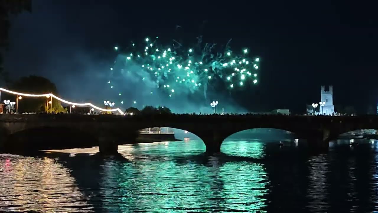 Limerick Riverfest Fireworks 2025  - 4K quality