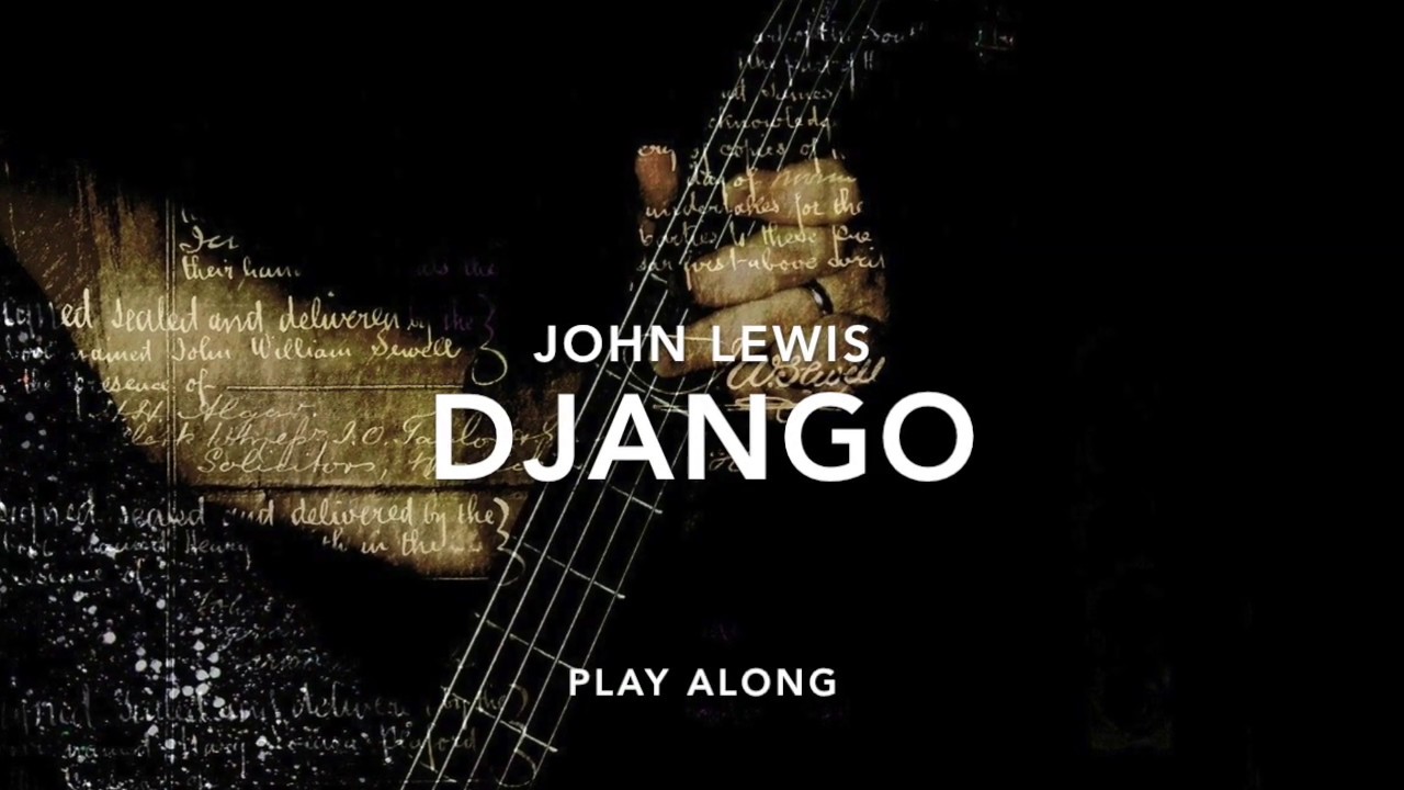 Django (J.Lewis) - Backing track + music sheet
