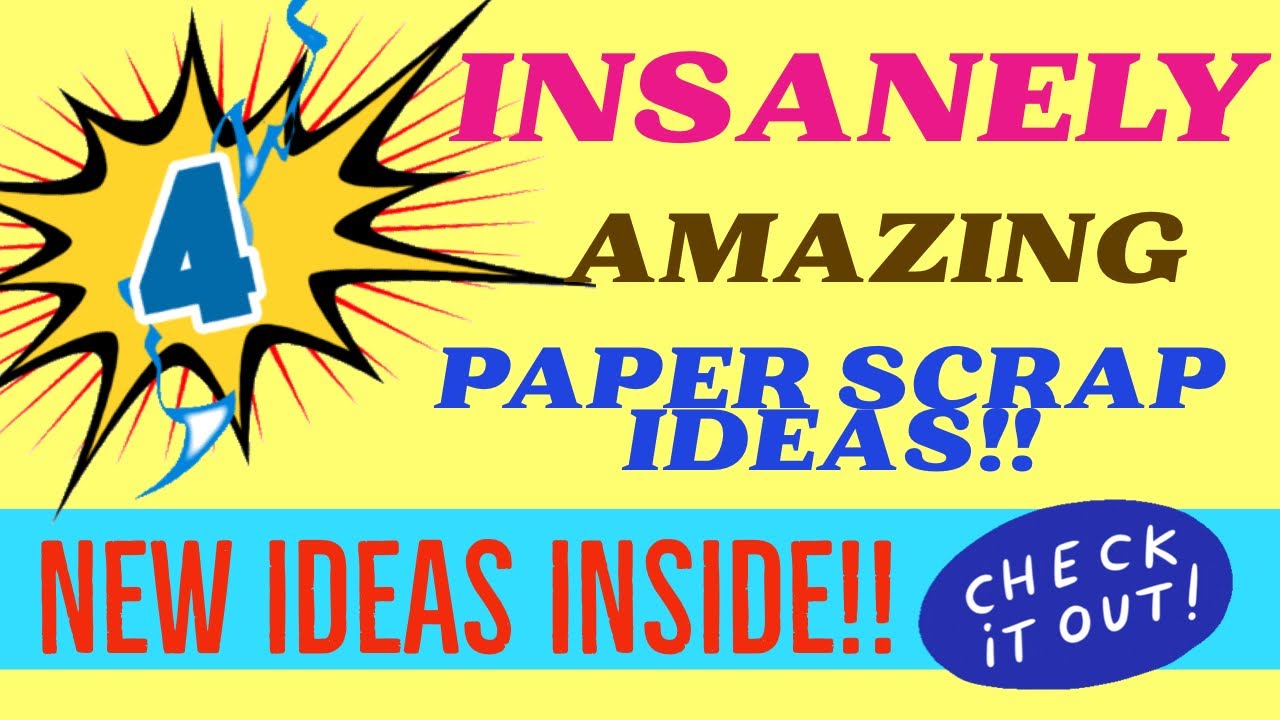 🌟PAPER SCRAP SERIES IDEA #3🌟 Four Awesome Ways To Use Scraps and Cut-Aparts/A PAPER SCRAPS HOW TO