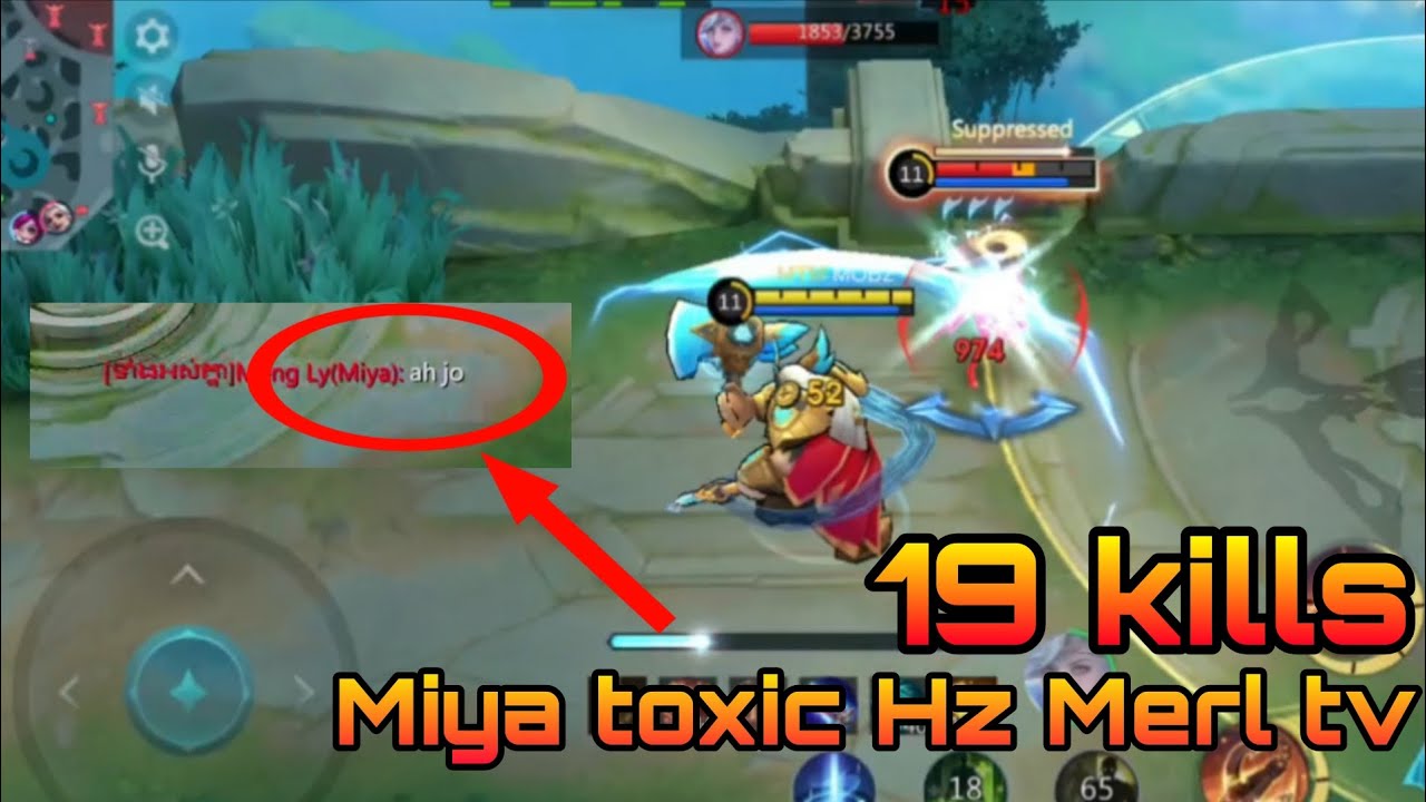 Miya វៃអត់ឈ្នះគេ ហៅគេah Jo🔥#franco #mobilelegends #francomobilelegends #francohook #francomlbb #mlbb