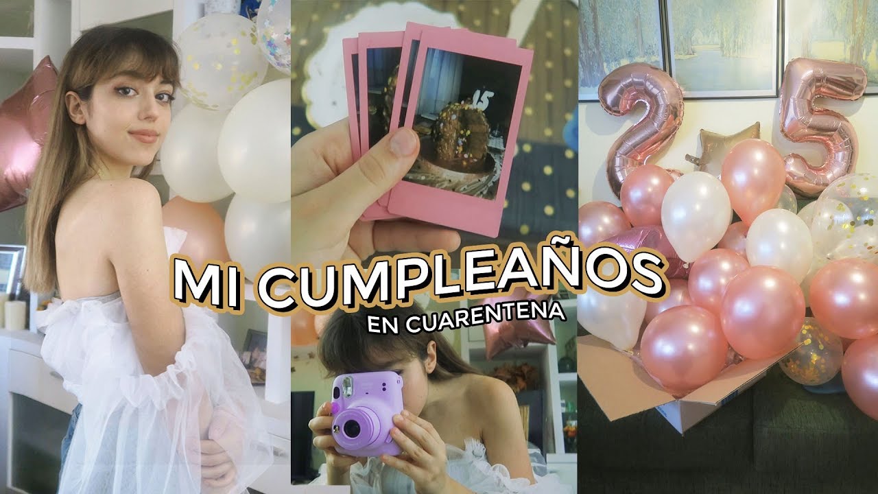 MI CUMPLEAÑOS EN CASA! (VLOG) l Decoración barata, Qué como en un día,  GRWM...