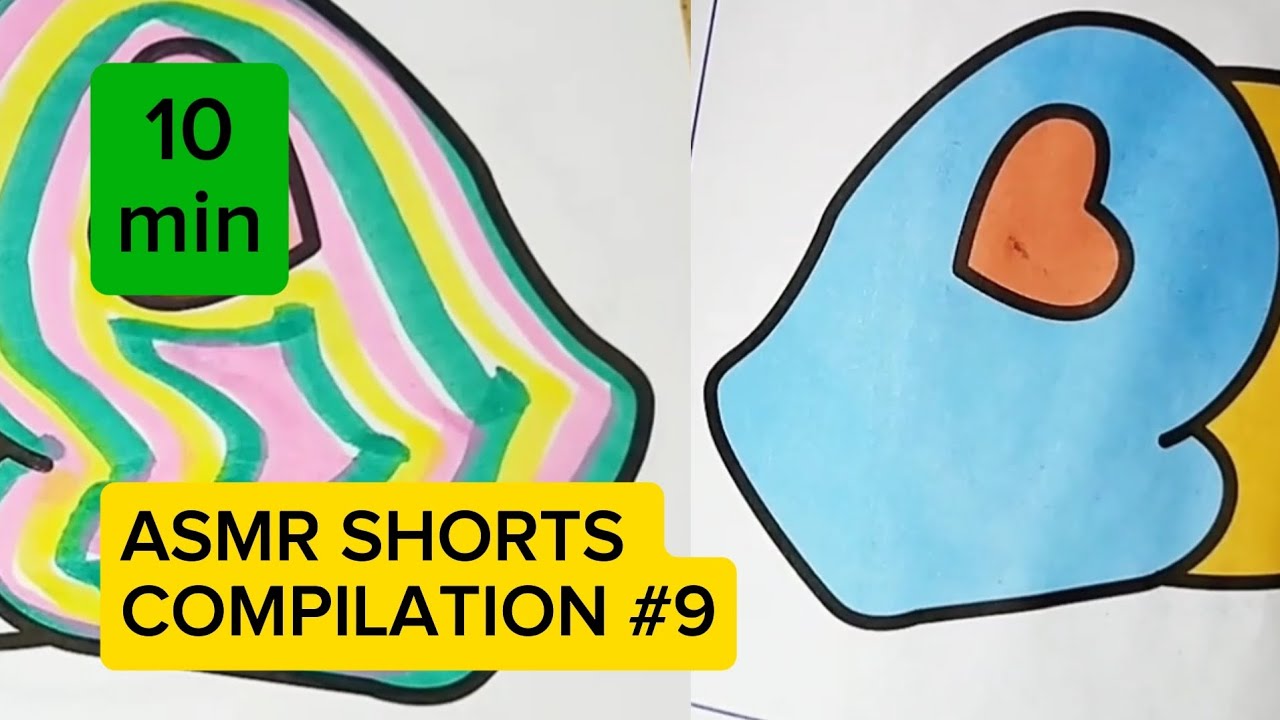 ASMR Coloring Compilation 🎨 | 10 Minutes Relax