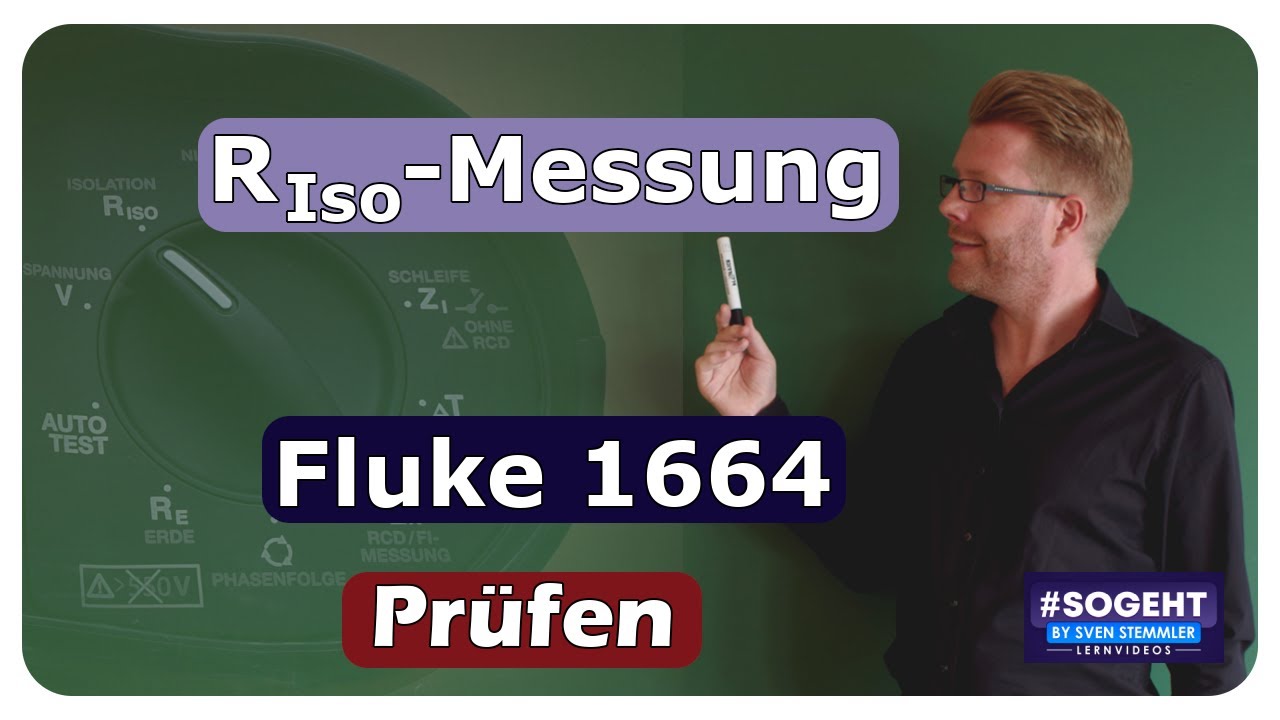 RIso-Messung mit Fluke | Isolationswiderstand der Anlage - einfach und anschaulich erklärt