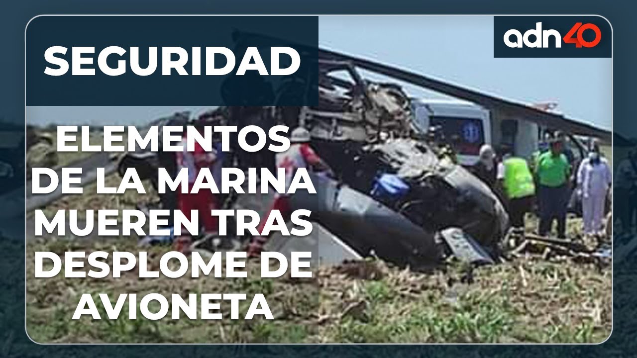 14 elementos de la Marina mueren por el desplome de una avioneta en Sinaloa