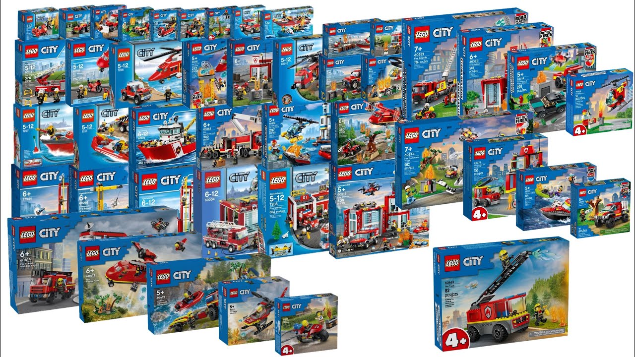All LEGO City Fire Sets 2010-2025 Compilation/Collection Speed Build
