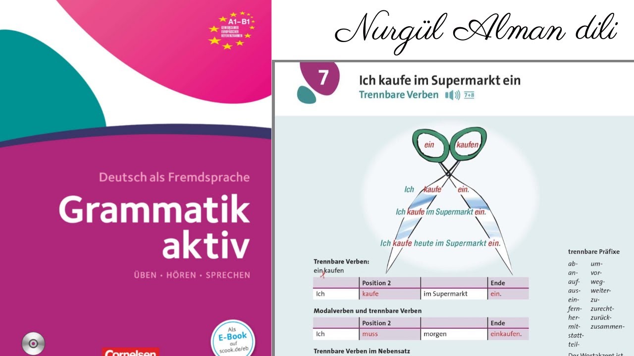 Alman dili- Grammatik Aktiv Lektion 7 - nin Azərbaycan dilində izahı❗️