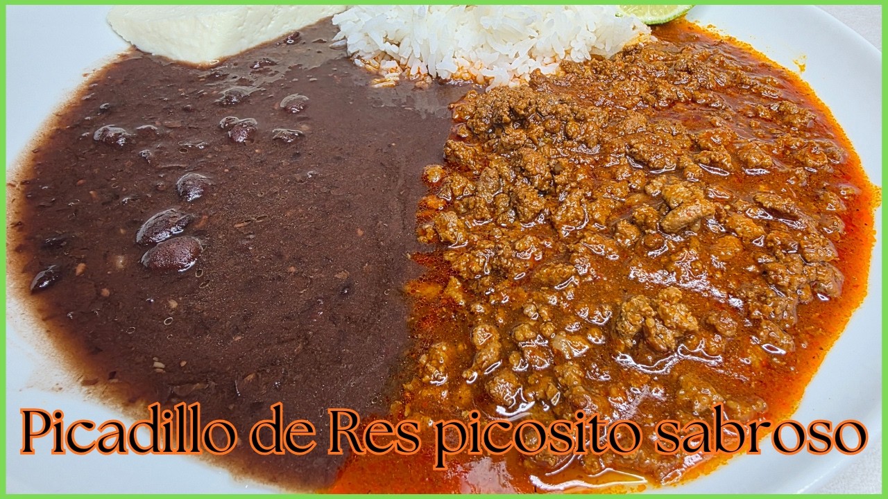 Picadillo de Res  picosito Sabroso