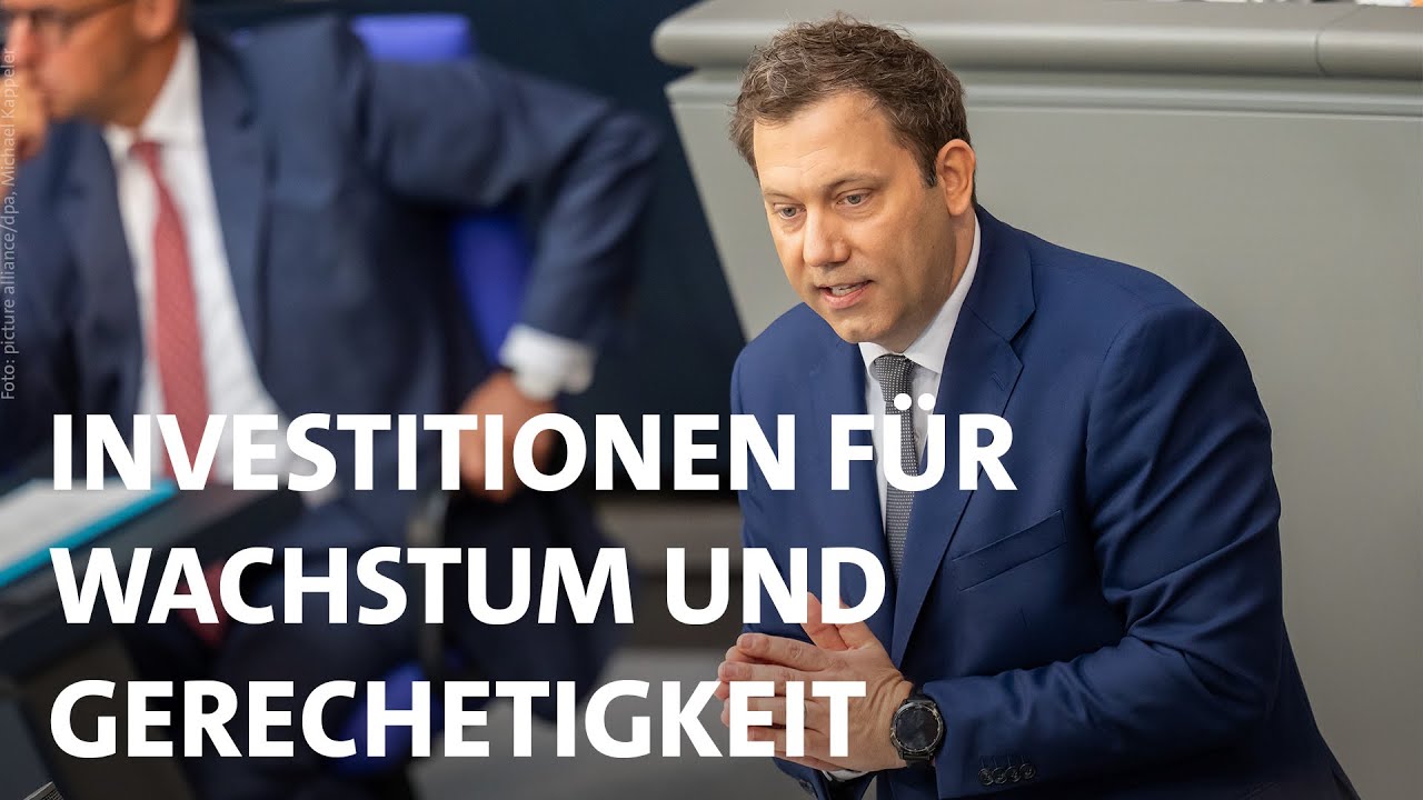 Investitionen für Wachstum und Gerechtigkeit
