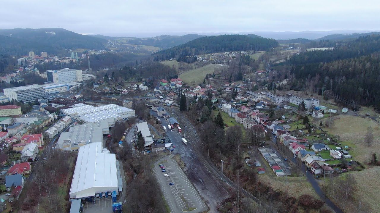 Ore Mountains (Krušné hory) The town of Nejdek 21.12.2024